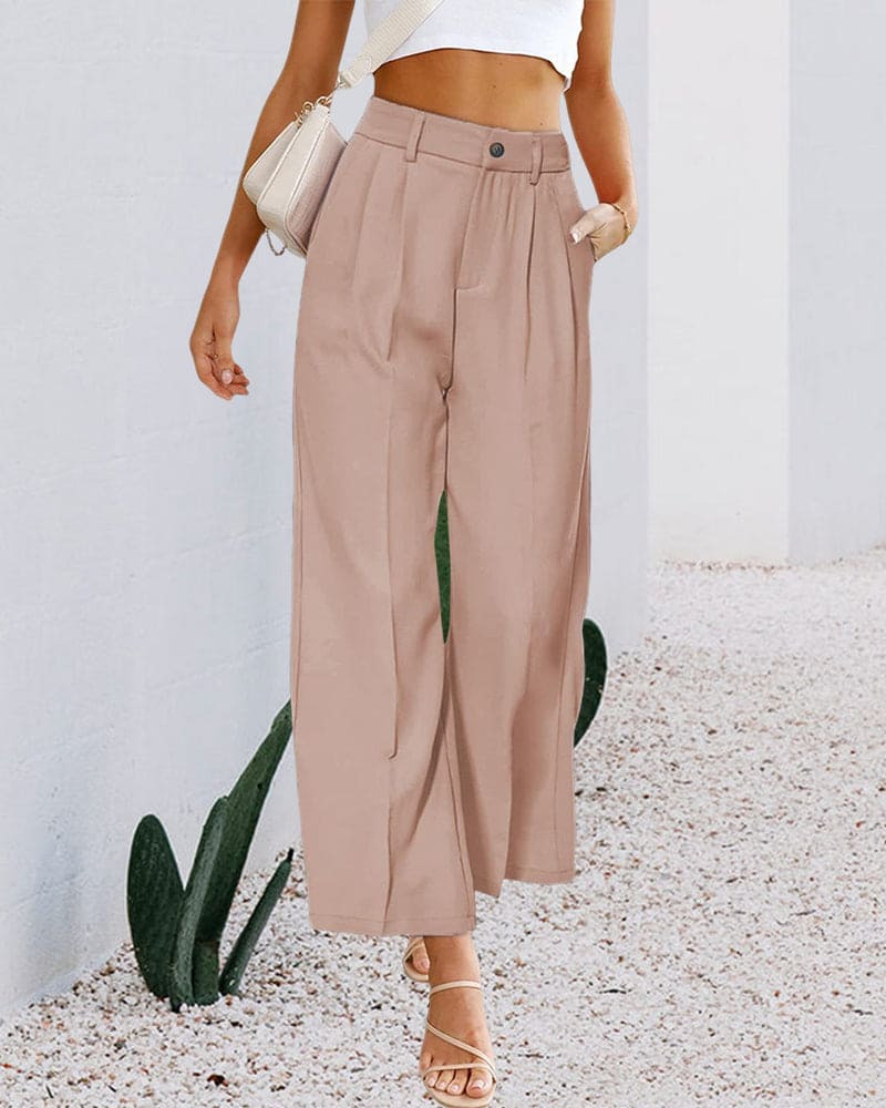 High-waisted trouser