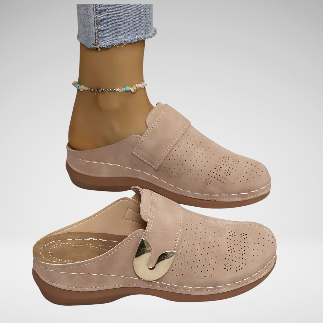 Caprielle™ Chic Supportive Wedge Sandals